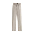 Brioni Braune Leinenhose