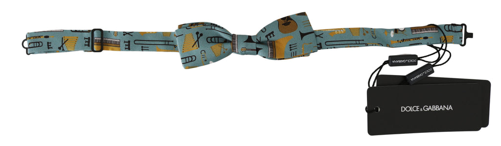 Dolce & Gabbana Mintgrüne Jazz-Club-Papillon-Fliege mit verstellbarem Hals
