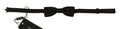 Dolce & Gabbana Black Polka Dot Silk Adjustable Neck Papillon Men's Bow Tie