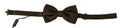 Dolce & Gabbana Braun Polka Dots Seide Einstellbare Hals Papillon Männer Fliege