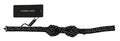 Dolce & Gabbana Black Polka Dot Silk Adjustable Neck Papillon Men's Bow Tie
