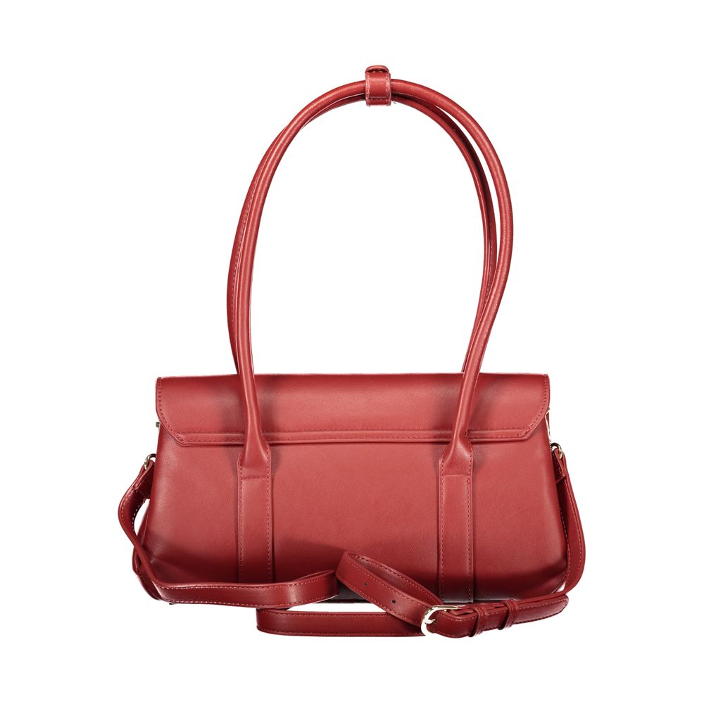 Mario Valentino Red Polyurethane Handbag for Women