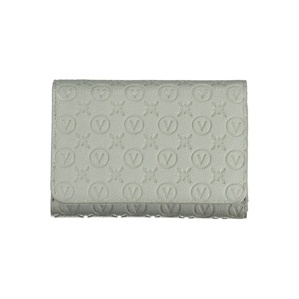Mario Valentino Grey Polyurethane Women's Wallet