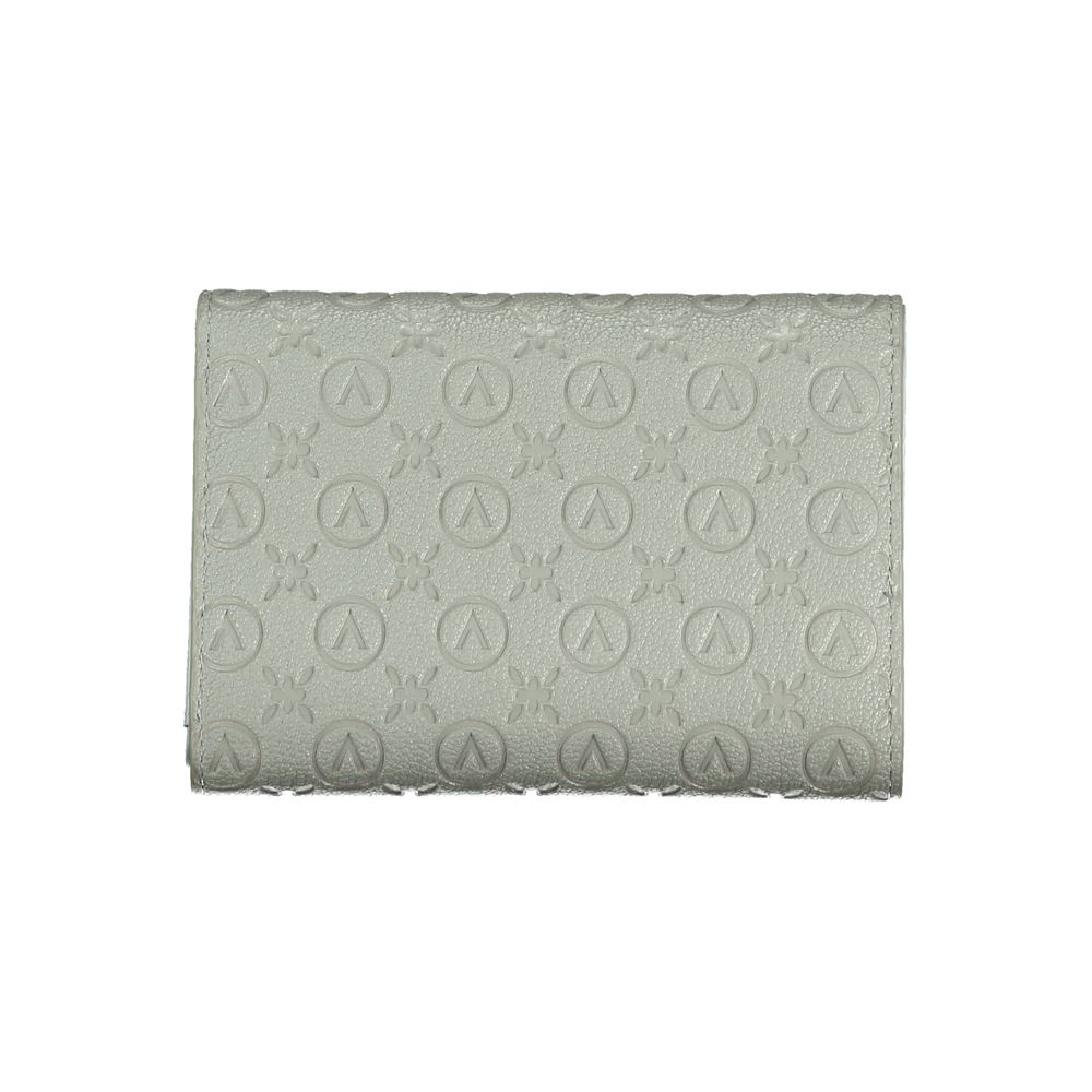 Mario Valentino Grey Polyurethane Women's Wallet
