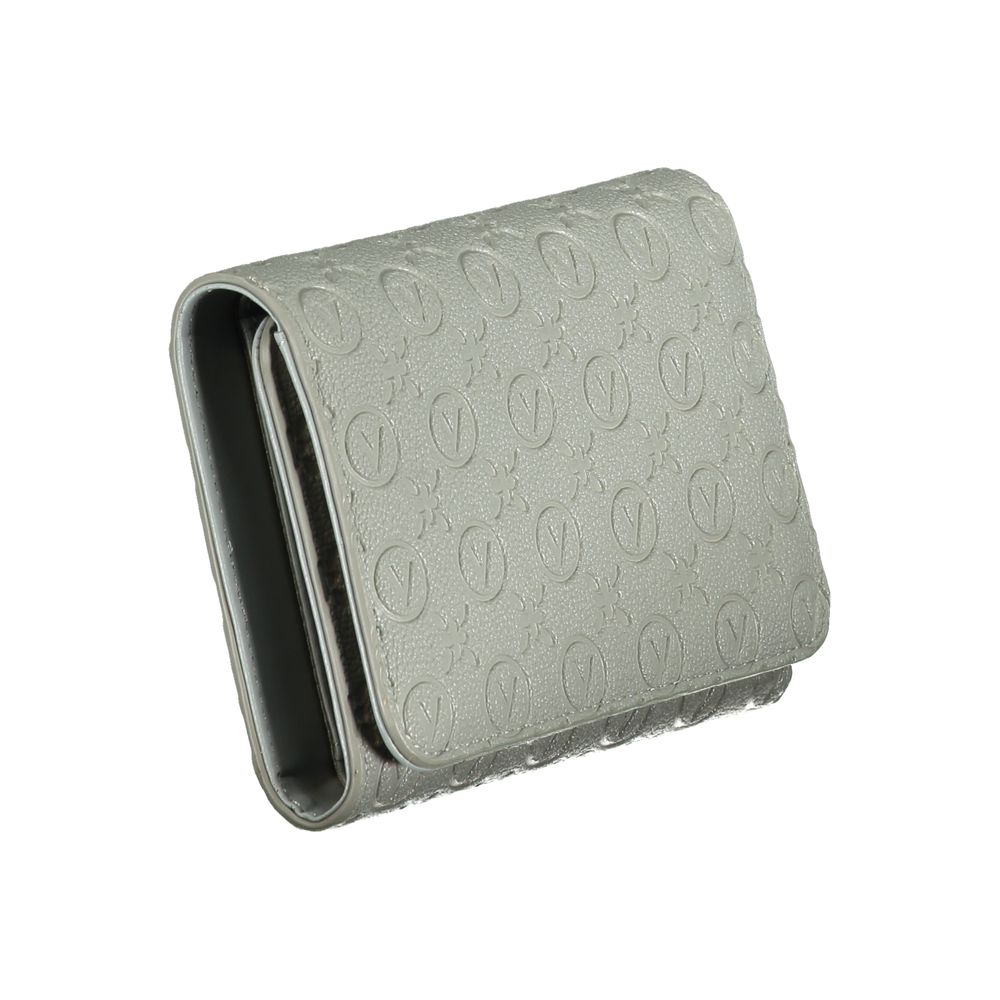 Mario Valentino Grey Polyurethane Women's Wallet