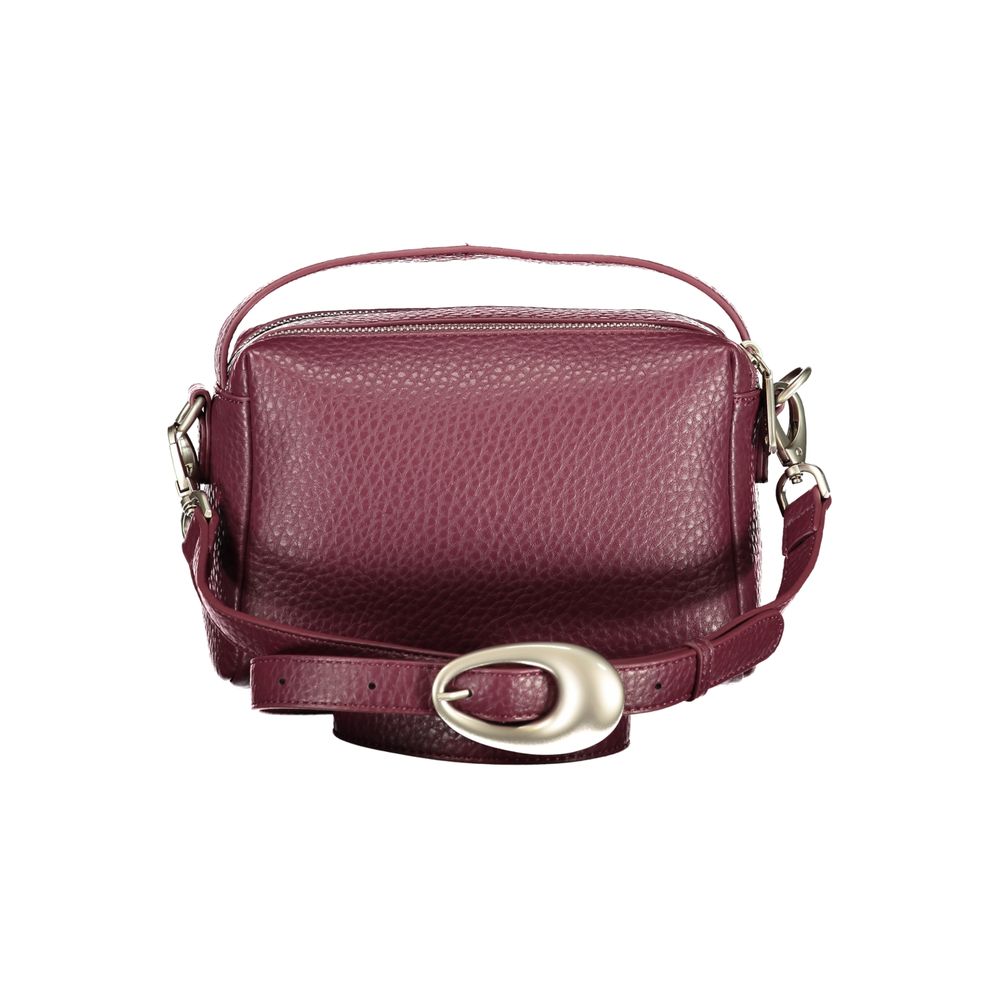 Mario Valentino women's handbag in red polyurethane