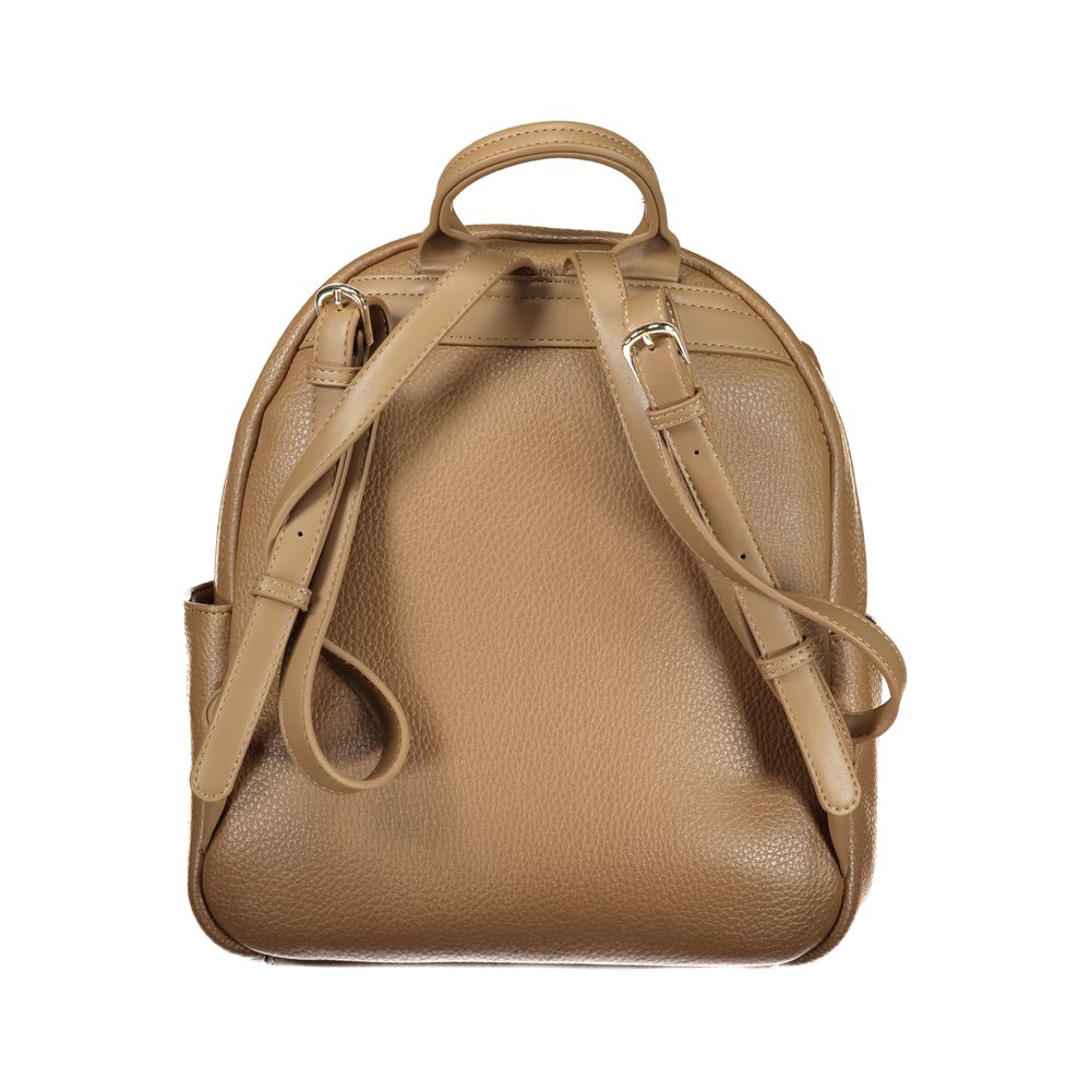 Mario Valentino Women's Polyurethane Backpack in Brown