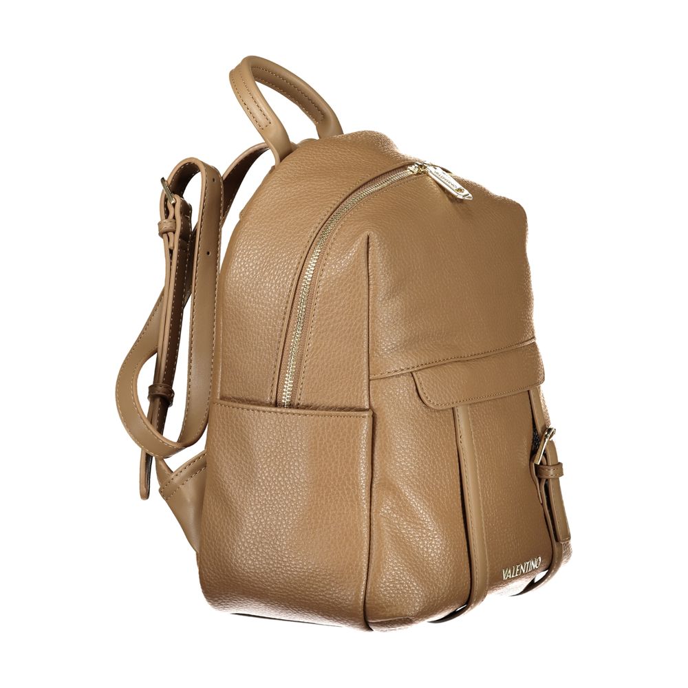 Mario Valentino Women's Polyurethane Backpack in Brown