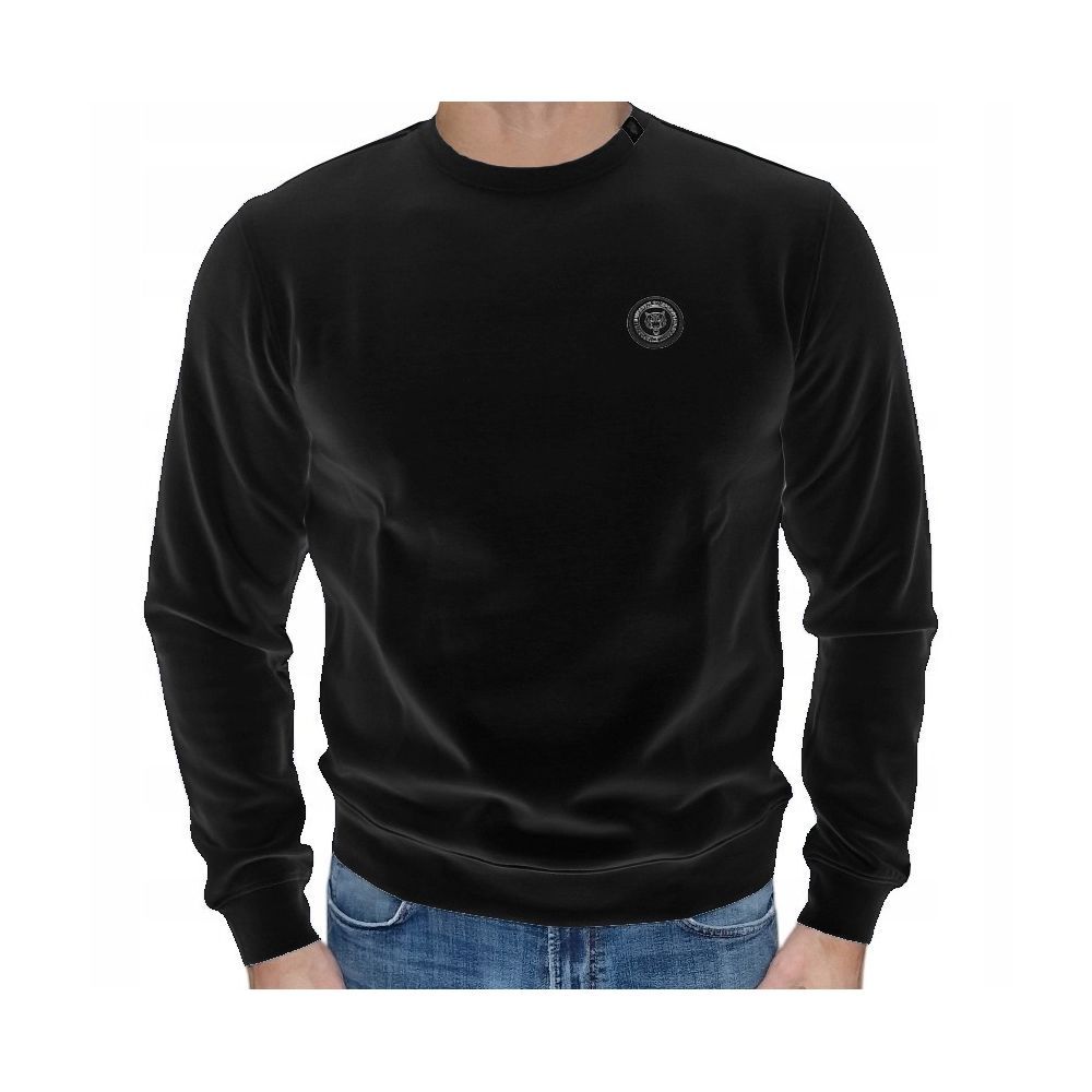 Plein Sport Schwarzer Baumwoll-Sweatshirt