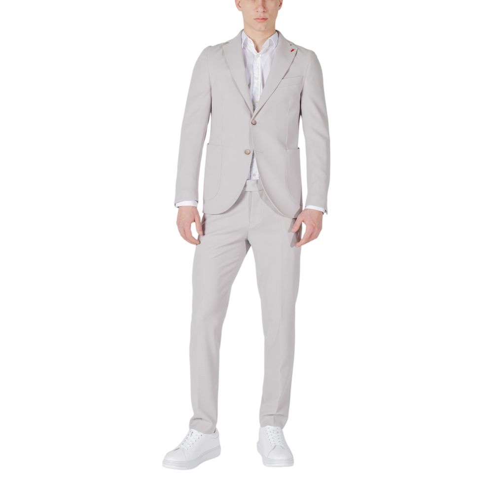 Mulish Grey Polyester Waistcoat