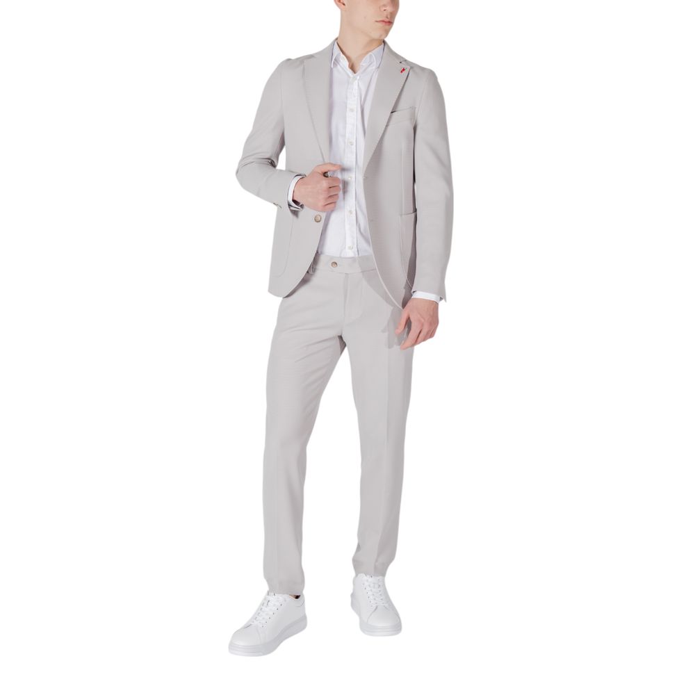Mulish Grey Polyester Waistcoat