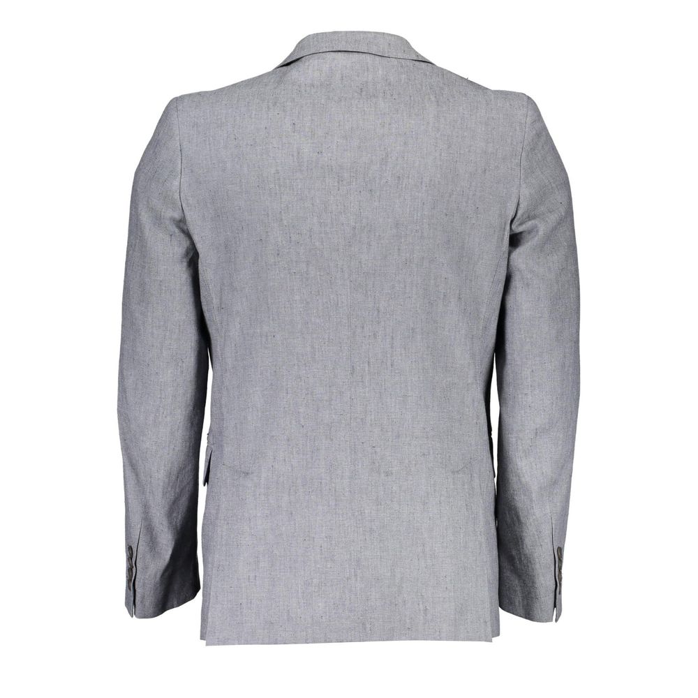 Gant Grauer Baumwollblazer