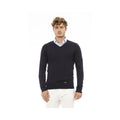 Baldinini Trend Blue Cashmere Sweater