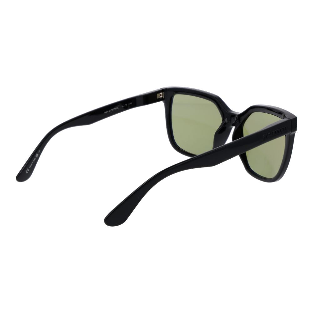 Serengeti Schwarze Sonnenbrille aus Kunststoff
