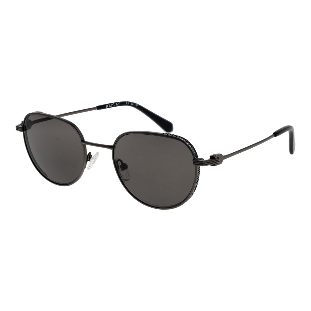 Replay Graue Sonnenbrille aus Metall