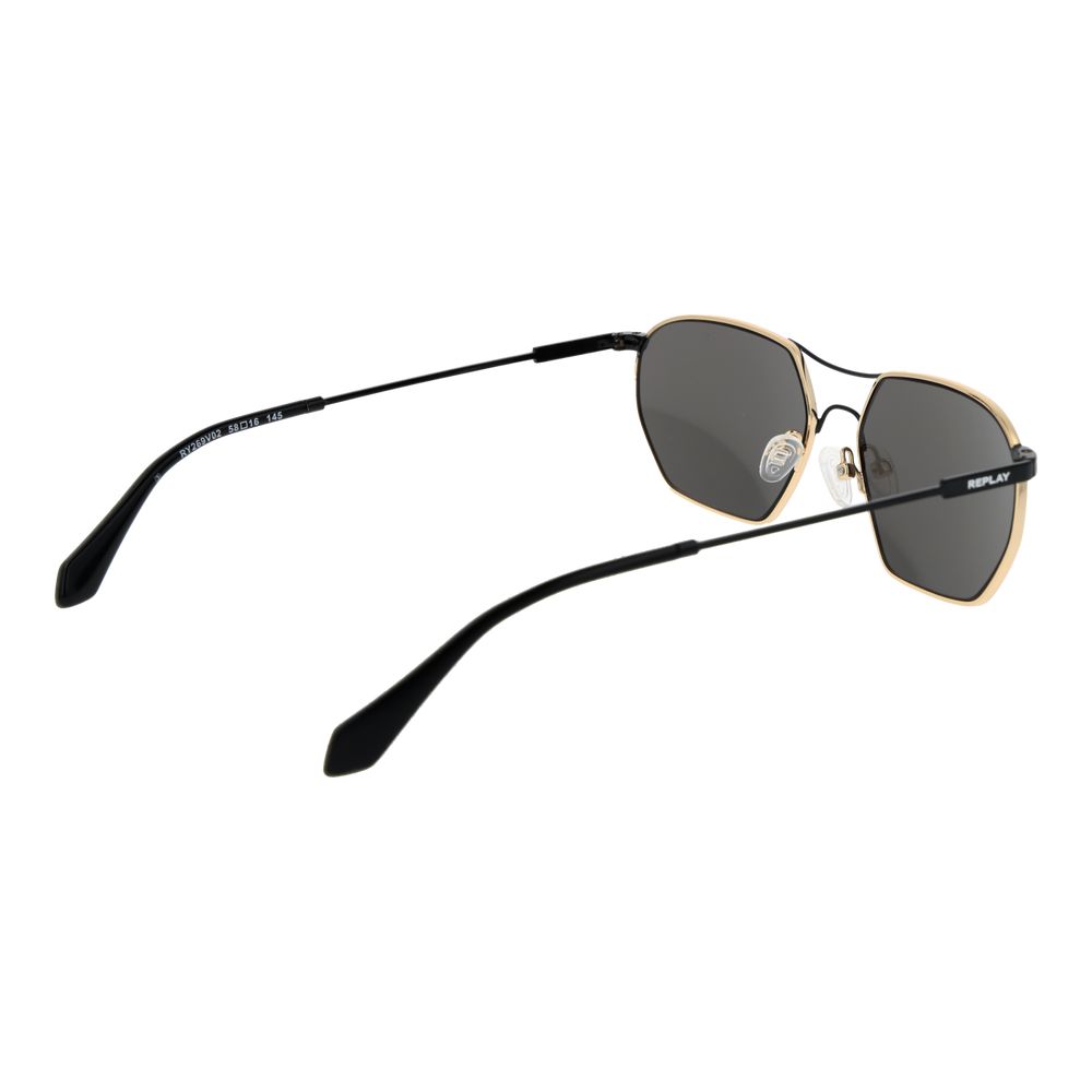 Replay Sonnenbrille aus Goldmetall