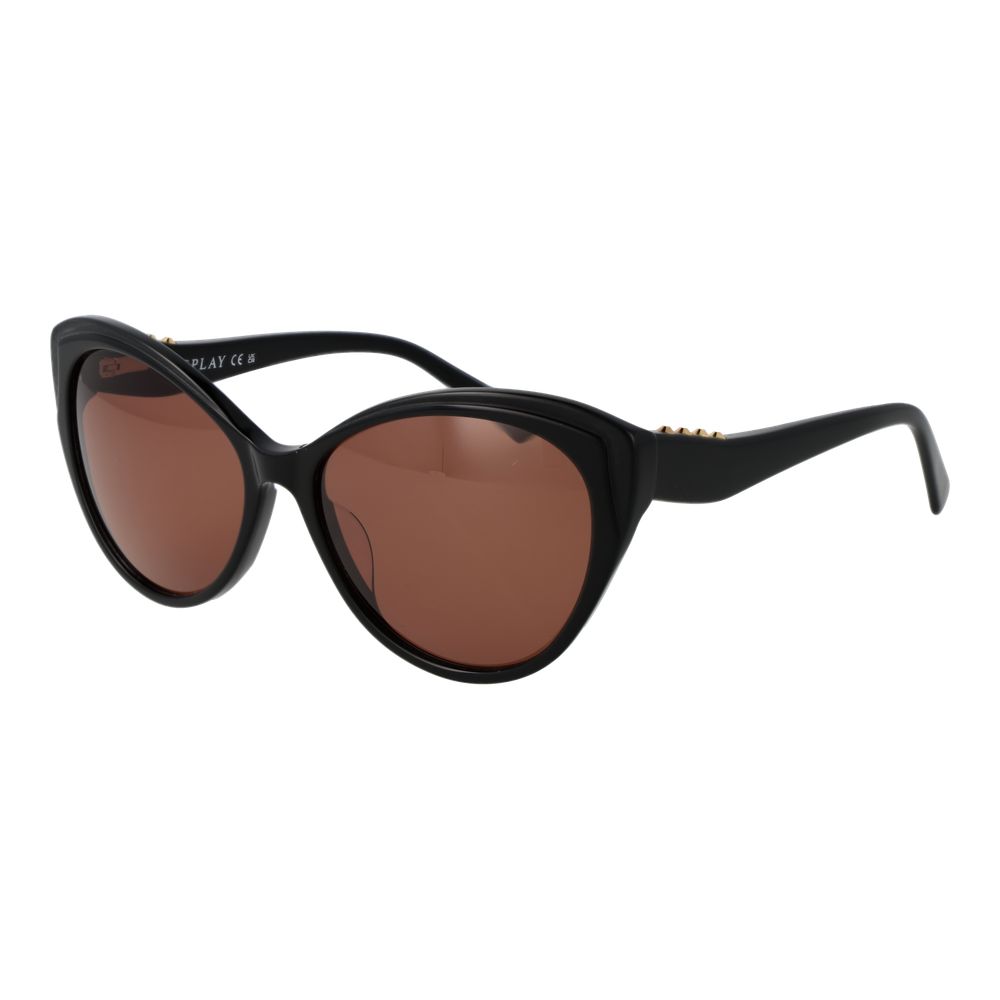 Replay Schwarze Sonnenbrille aus Kunststoff