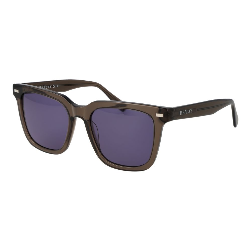 Replay Braune Sonnenbrille aus Kunststoff