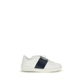 Valentino Garavani Sneakers aus blauem Kalbsleder Bos Taurus, Low-Top