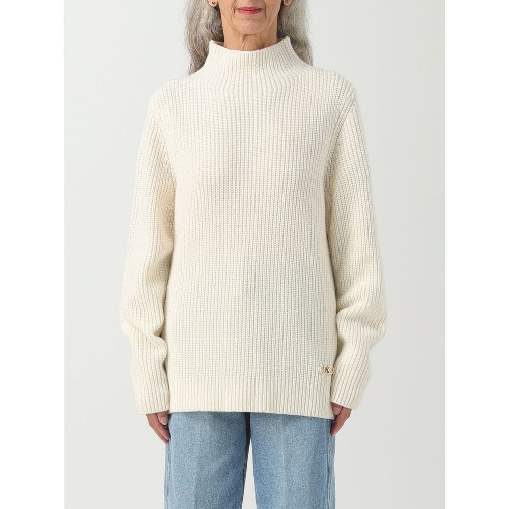 Michael Kors Zweifarbiger Pullover aus Merinowolle