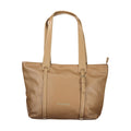 Mario Valentino Braune Handtasche aus Polyethylen