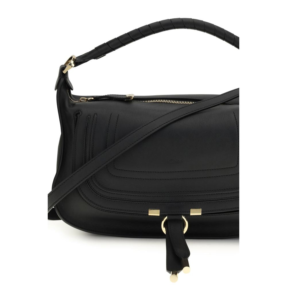 Chloé Black Calfskin Bos Taurus Shoulder Bag