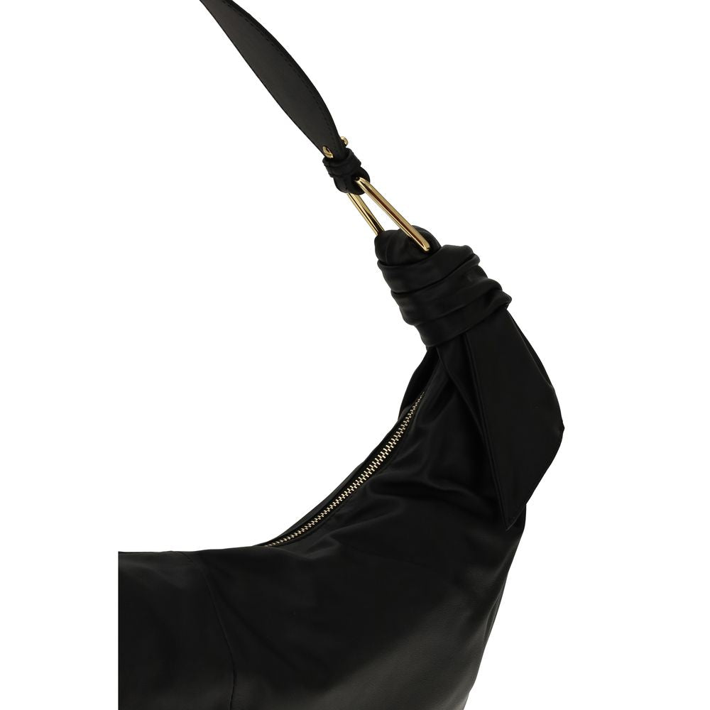 Coccinelle Black Bos Taurus Calfskin Shoulder Bag