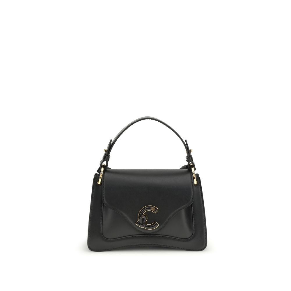 Coccinelle Black Bos Taurus Calfskin Shoulder Bag