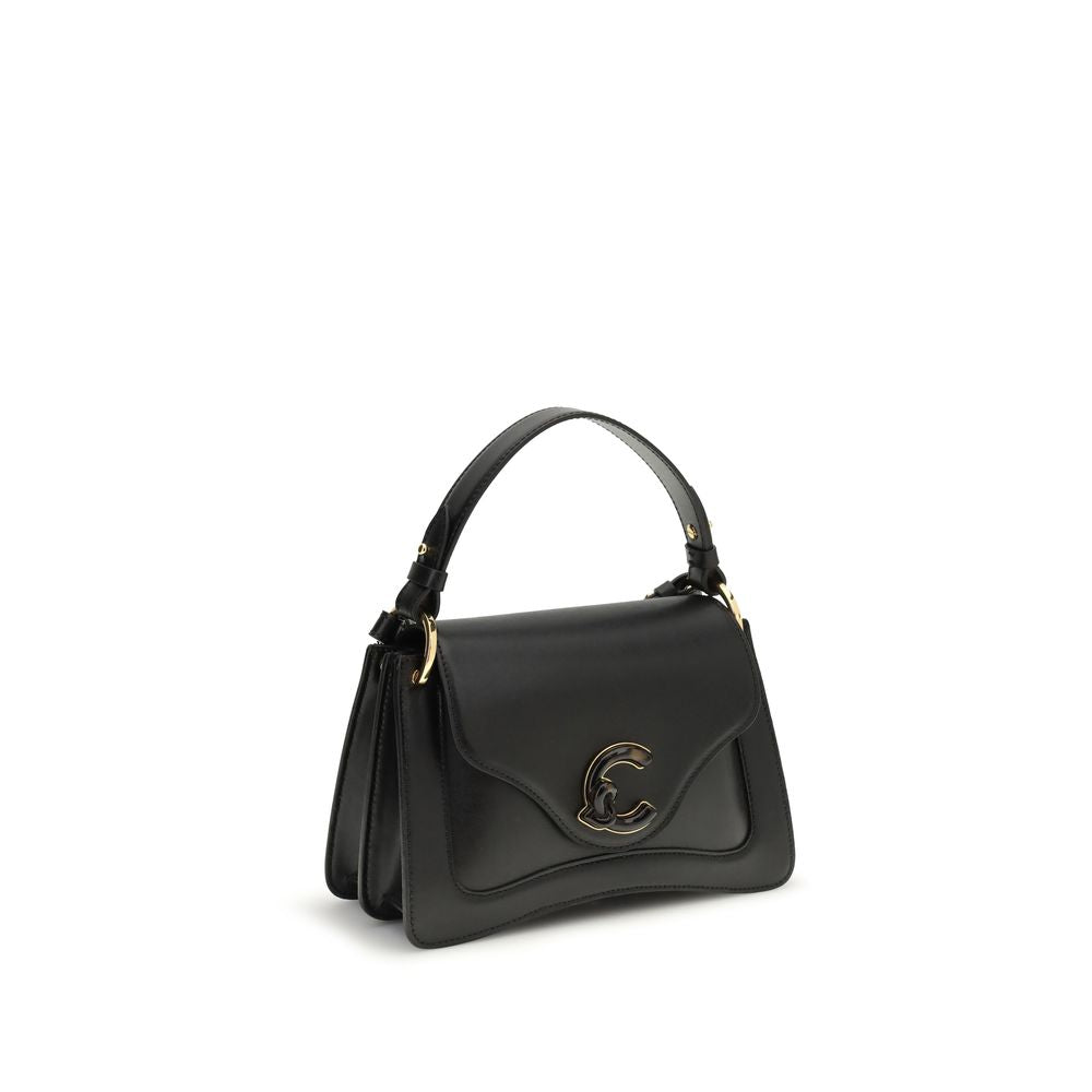Coccinelle Black Bos Taurus Calfskin Shoulder Bag
