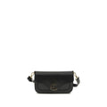 Coccinelle Black Bos Taurus Calfskin Shoulder Bag