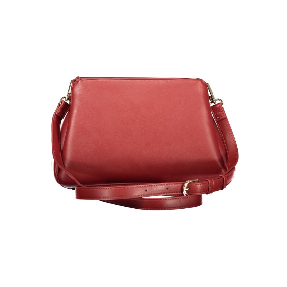 Mario Valentino Red Polyurethane Women's Handbag
