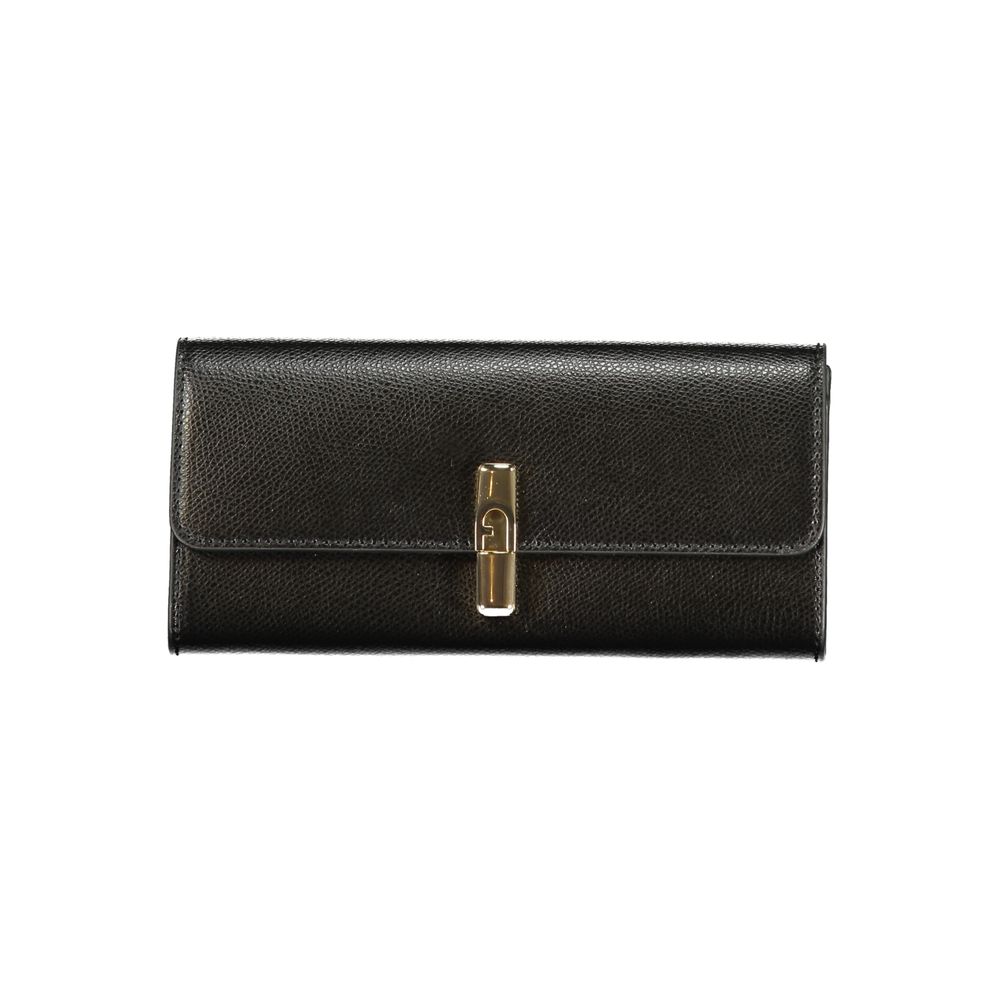 Furla Black Leather Women's Wallet