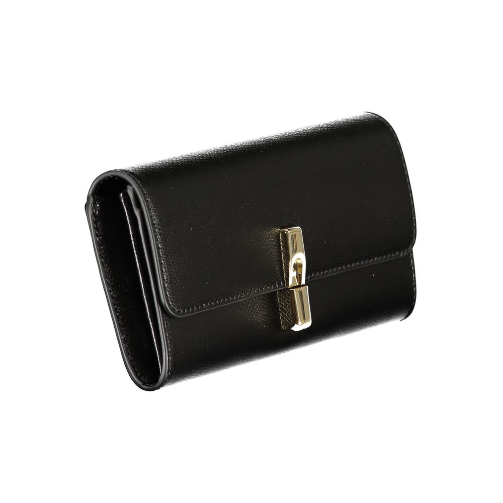 Furla Black Leather Women's Wallet
