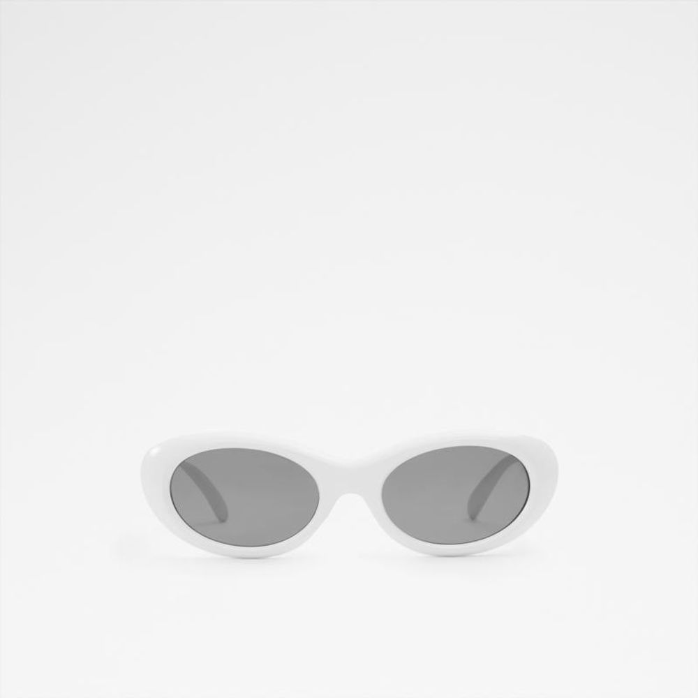ALDO Weiße Sonnenbrille aus Polycarbonat