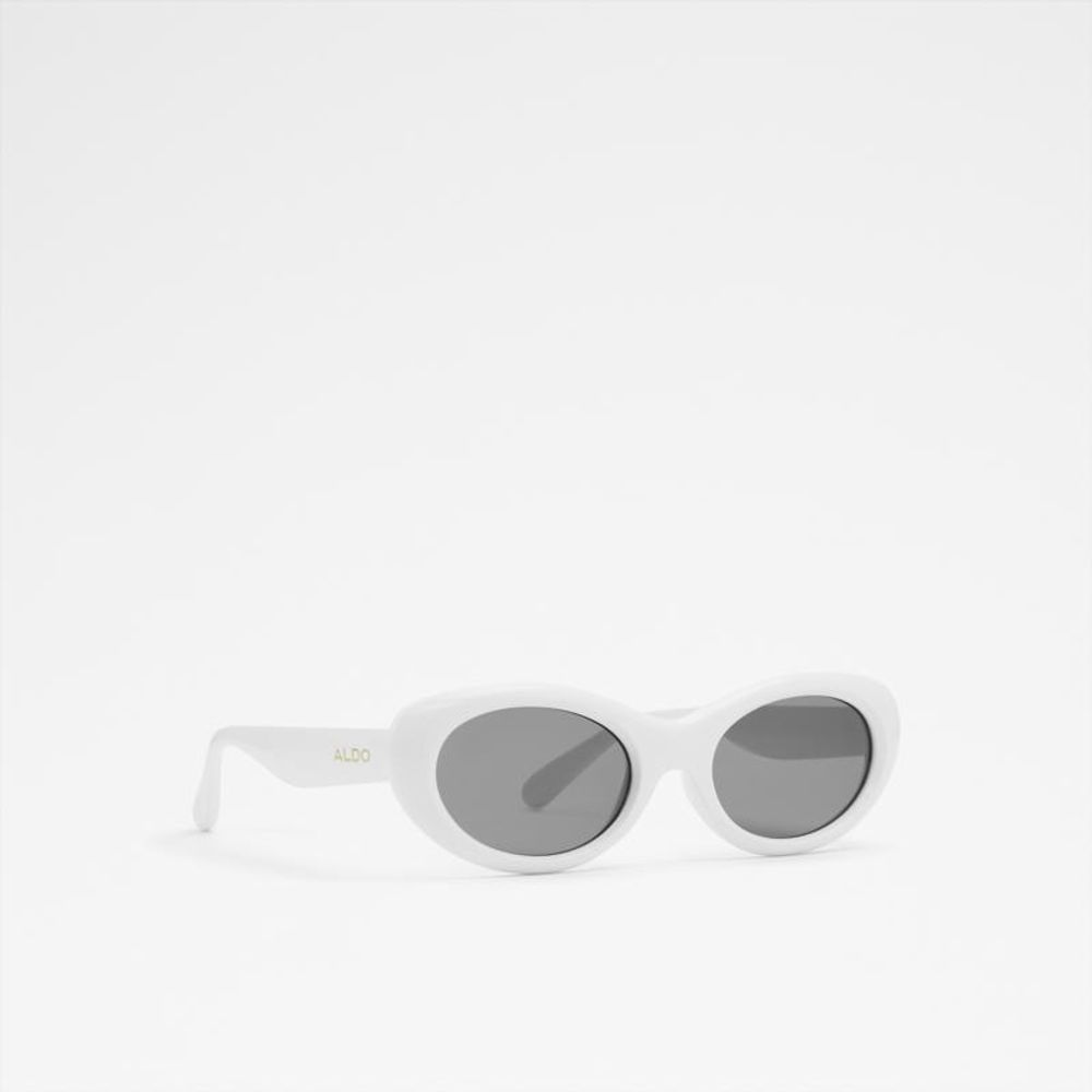 ALDO Weiße Sonnenbrille aus Polycarbonat