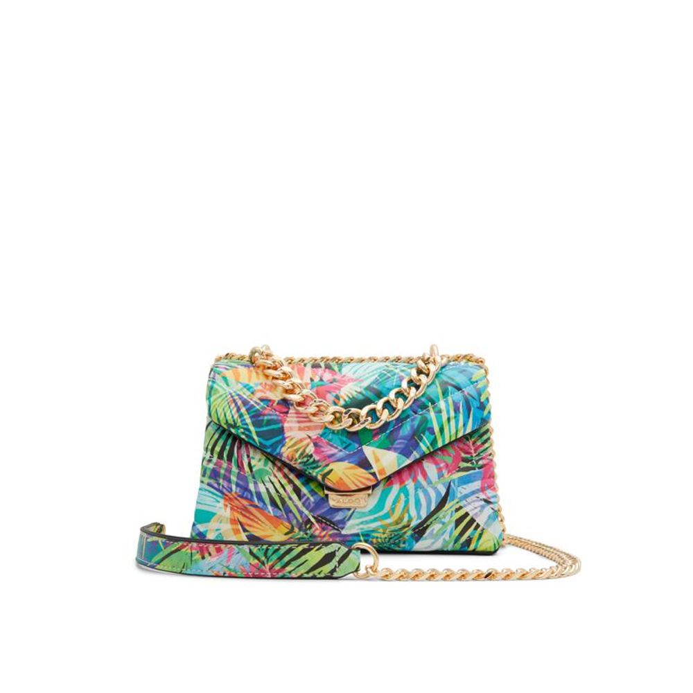 ALDO Hellblaue Schultertasche aus Polyethylen