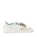Scotch & Soda White Leather Low-Top Sneakers