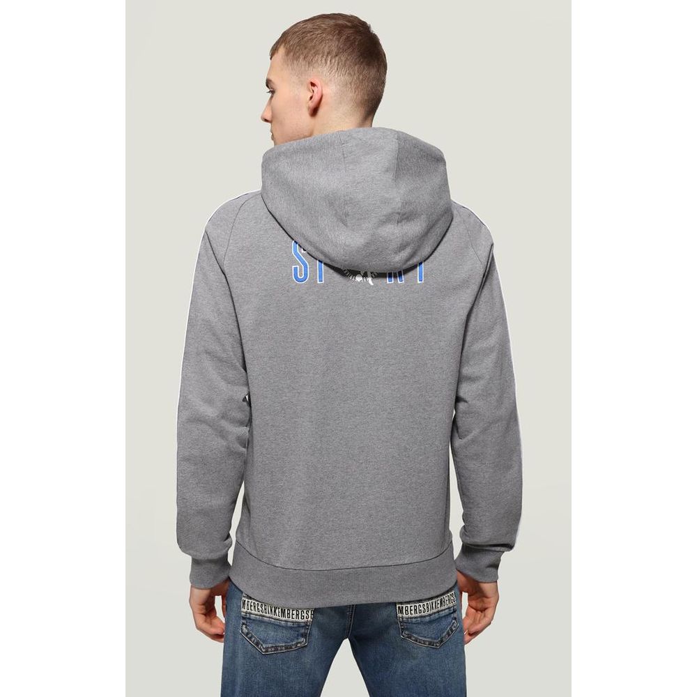 Bikkembergs Grauer Baumwollpullover