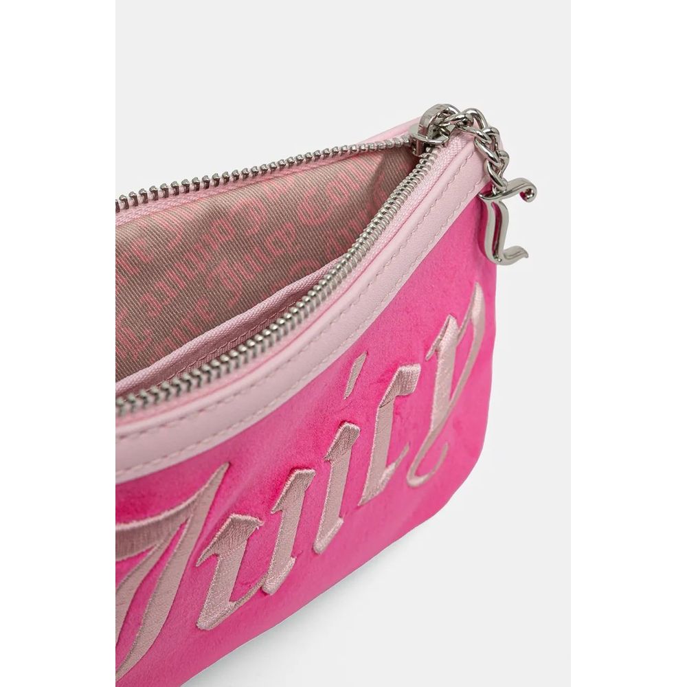 Juicy Couture Schultertasche aus pinkem Polyester