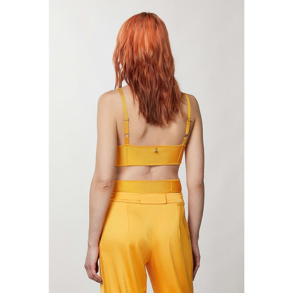 Patrizia Pepe Orange Viskose-Tanktops