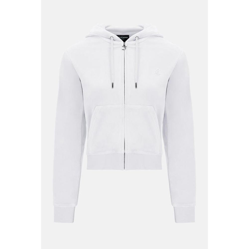 Juicy Couture Weißes Sweatshirt aus Polyester