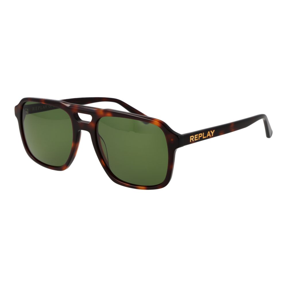 Replay Braune Sonnenbrille aus Kunststoff