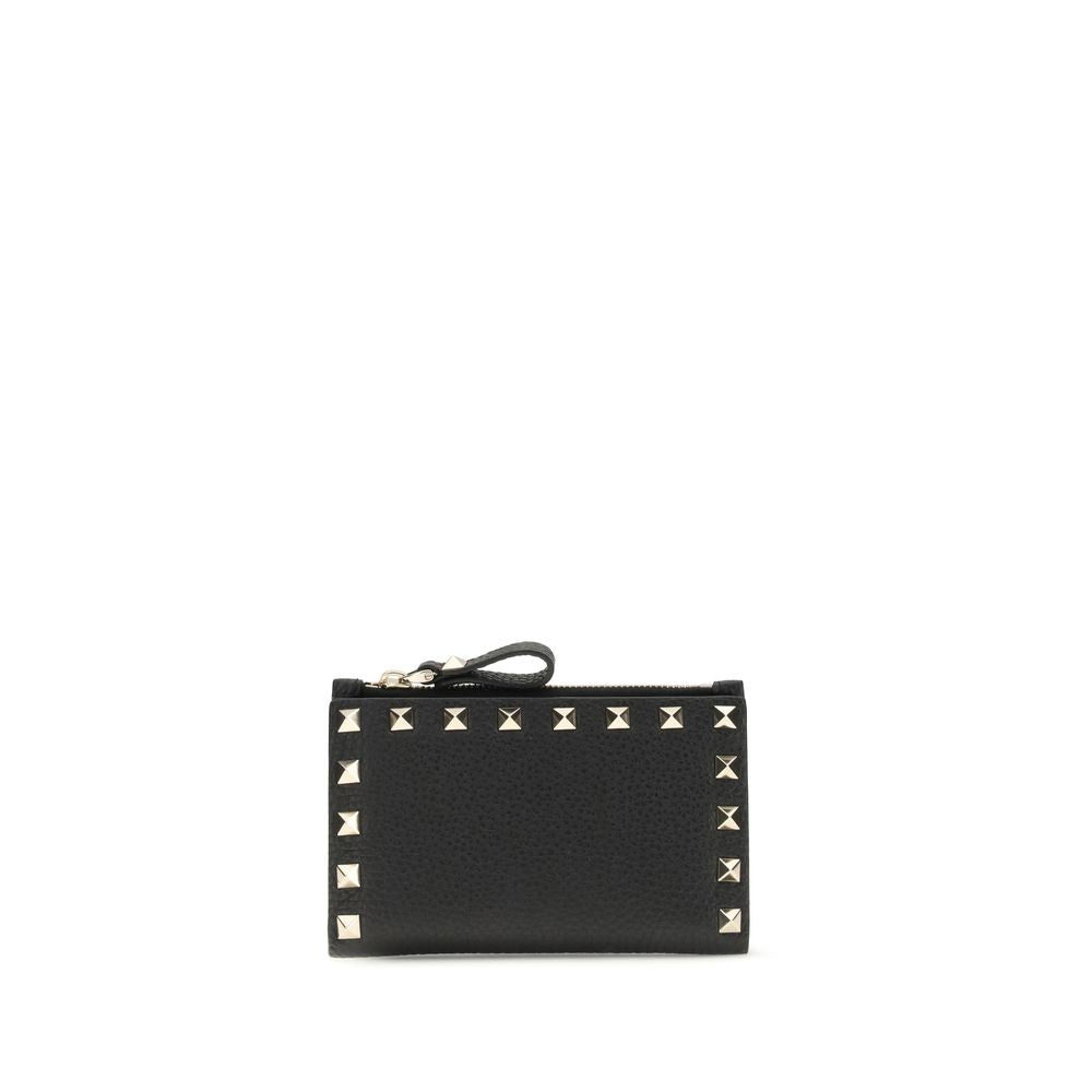 Valentino Garavani Black Calfskin Bos Taurus Wallet