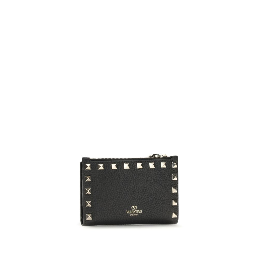 Valentino Garavani Black Calfskin Bos Taurus Wallet