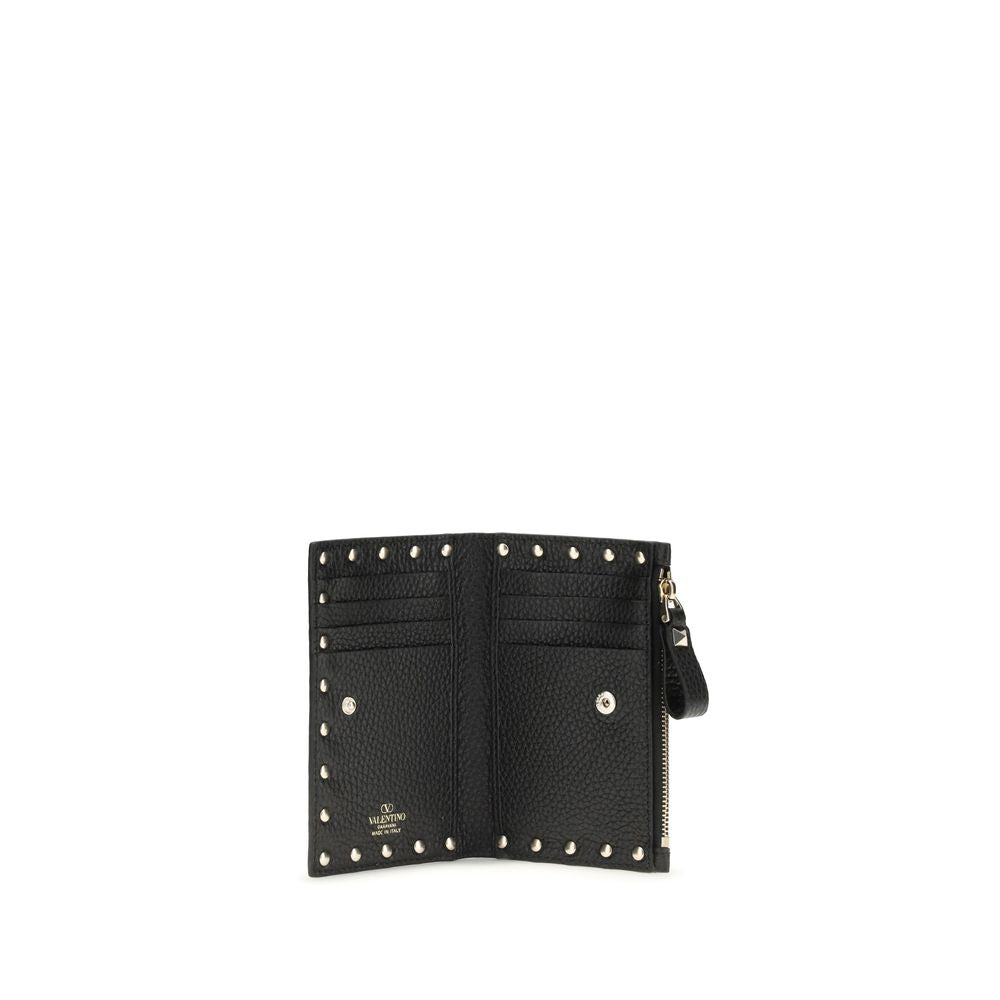 Valentino Garavani Black Calfskin Bos Taurus Wallet