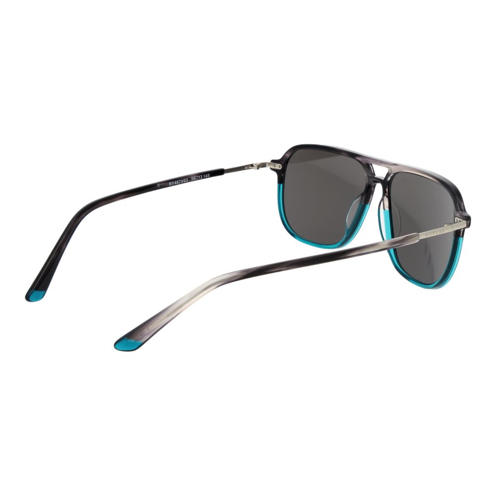 Replay Türkisfarbene Sonnenbrille aus Kunststoff