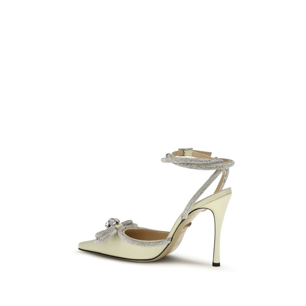 MACH & MACH Two-Tone Silk High-Heel Pumps