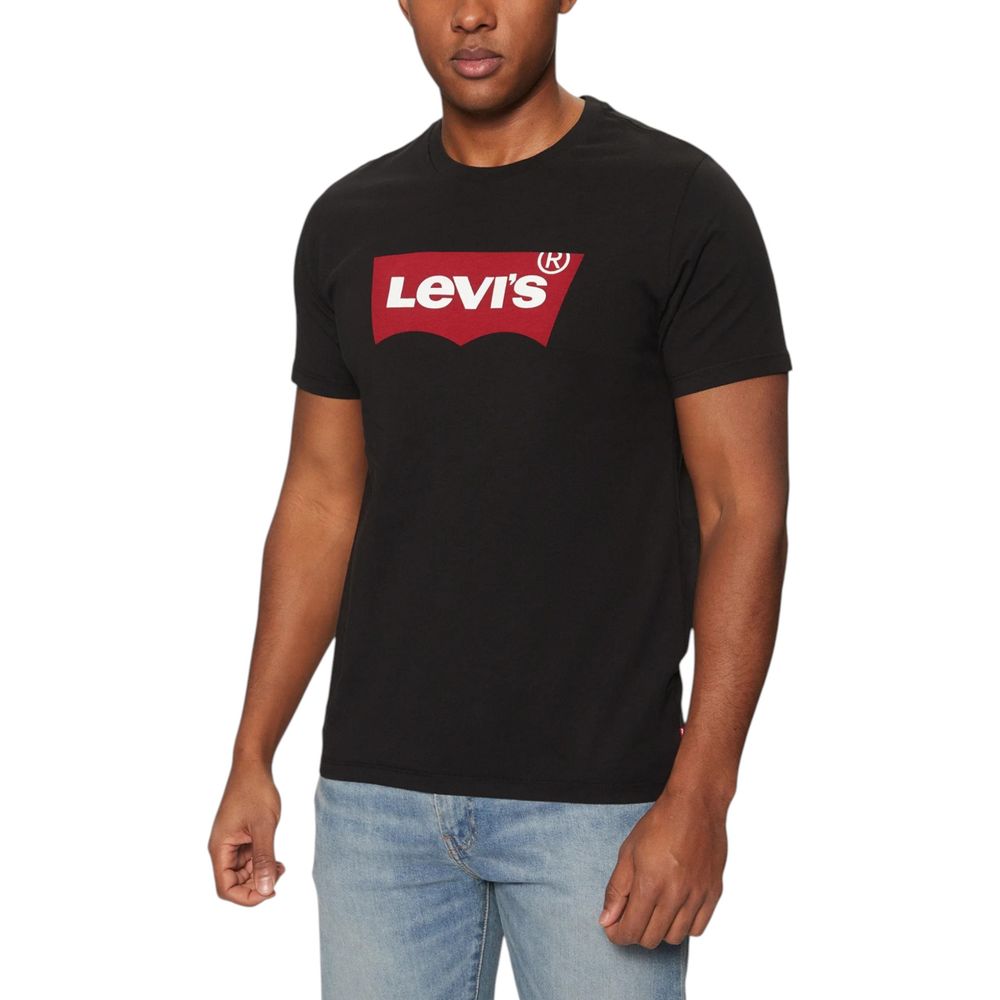 Levi's Schwarzes Baumwoll-T-Shirt