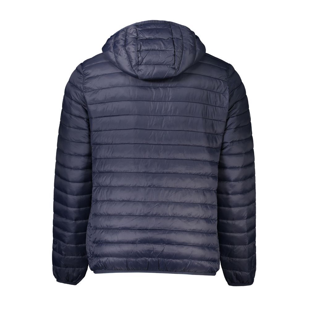 Cavalli Class Blue Shell Jacket in Polyamide