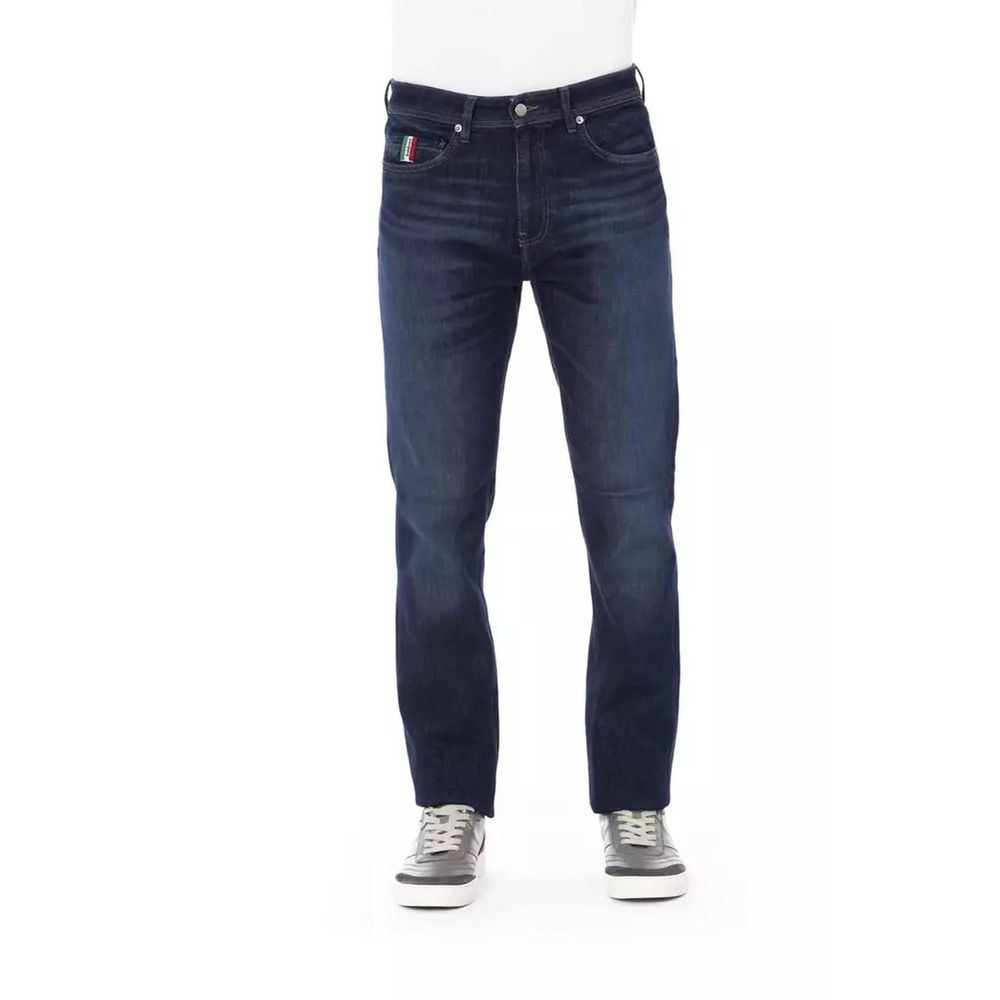 Baldinini Trend Blaue Baumwolljeans Denim